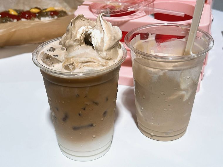 コストコフードコートのアイスカフェラテ