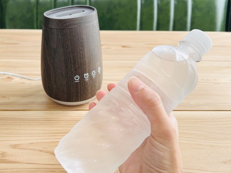 加湿器とミネラルウォーター