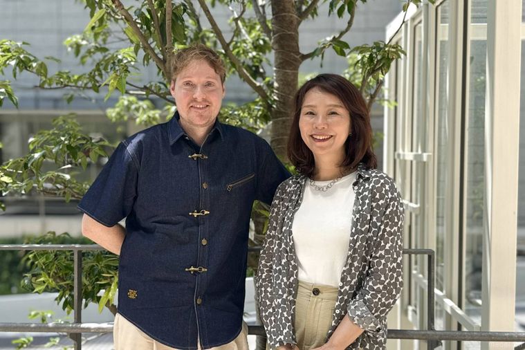 ウィンター・マーカスさんとスチュワード麻子さん