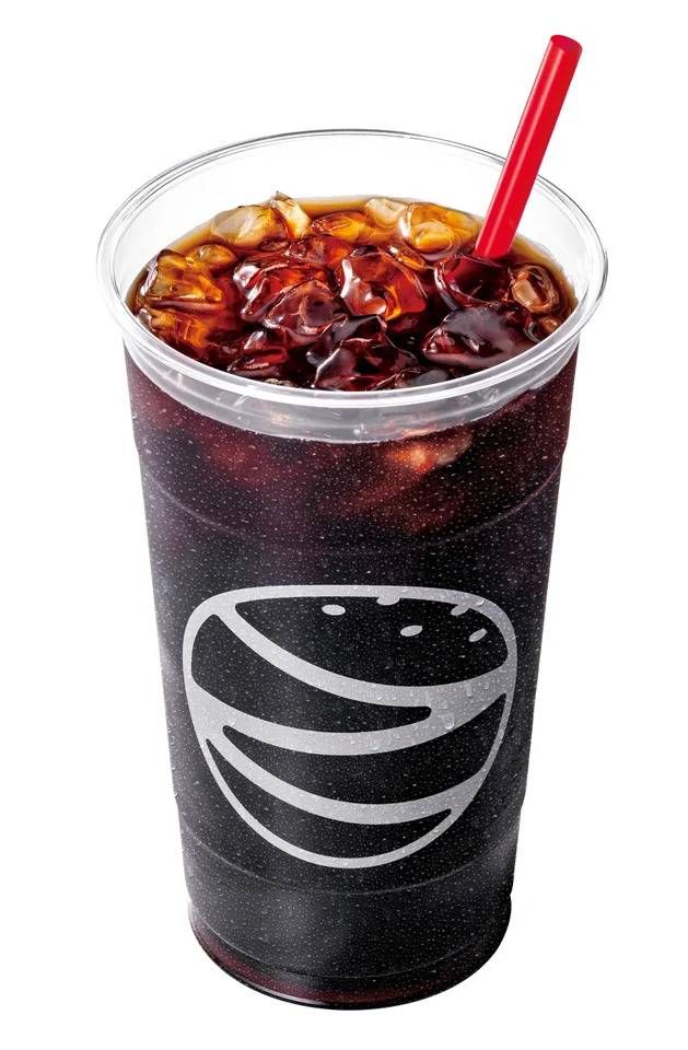 ゼッテリアのギガサイズカップのアイスコーヒー