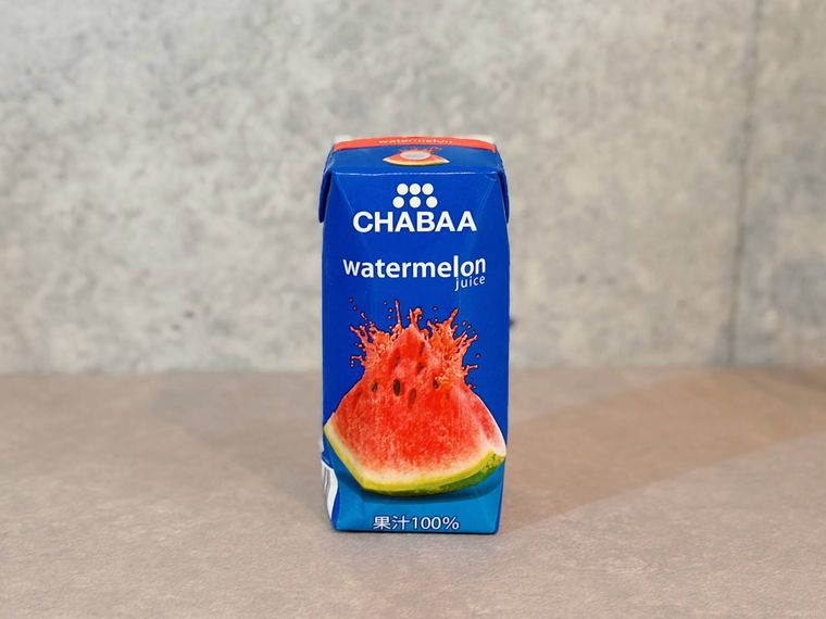 CHABAAのウォーターメロンジュース