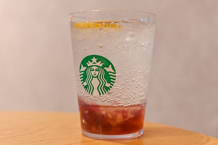 ドリンクの中身のアップ