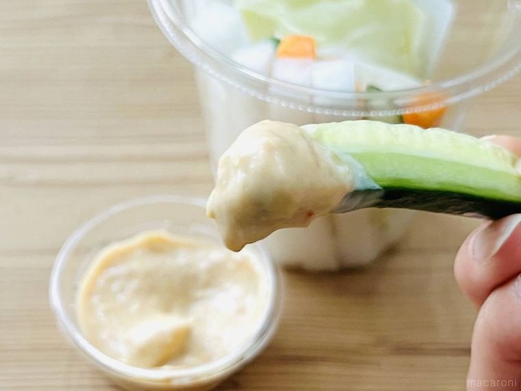 セブンイレブンのこうじ味噌マヨネーズ入り 野菜スティック