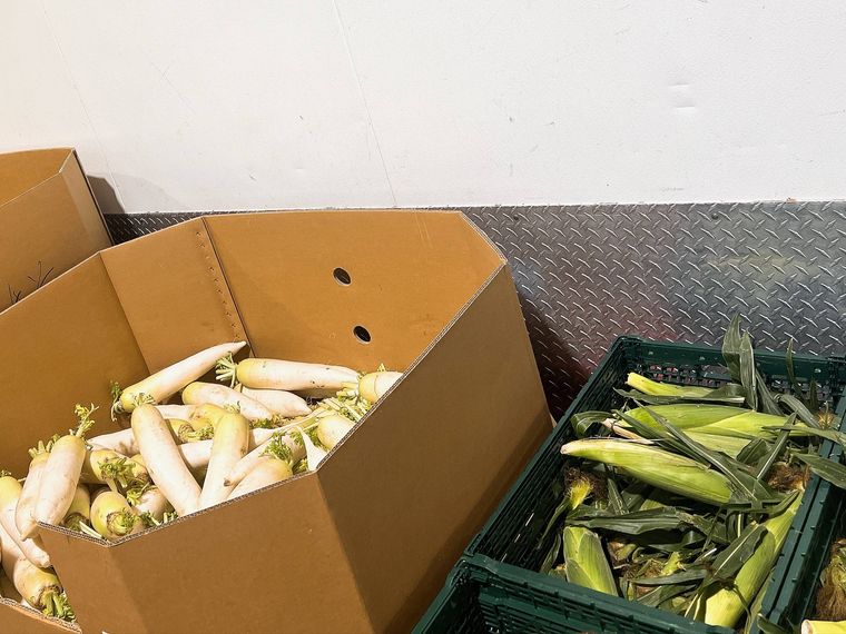 コストコの野菜コーナー