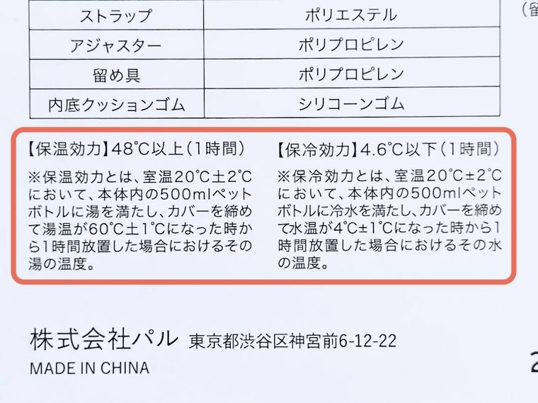 ペットボトルクーラーの箱
