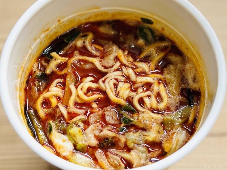 6種の野菜を使用 旨辛味噌 激辛を作った様子
