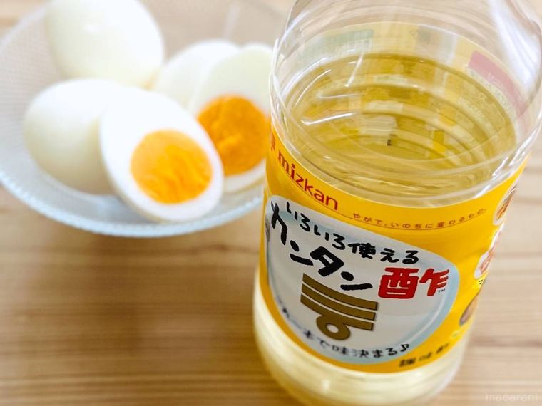 ゆで卵とカンタン酢