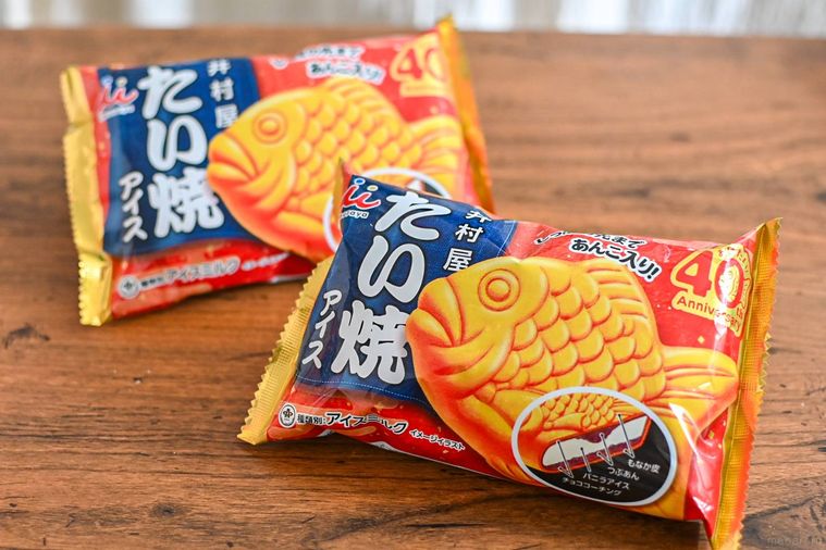 アイスのパッケージのアップ