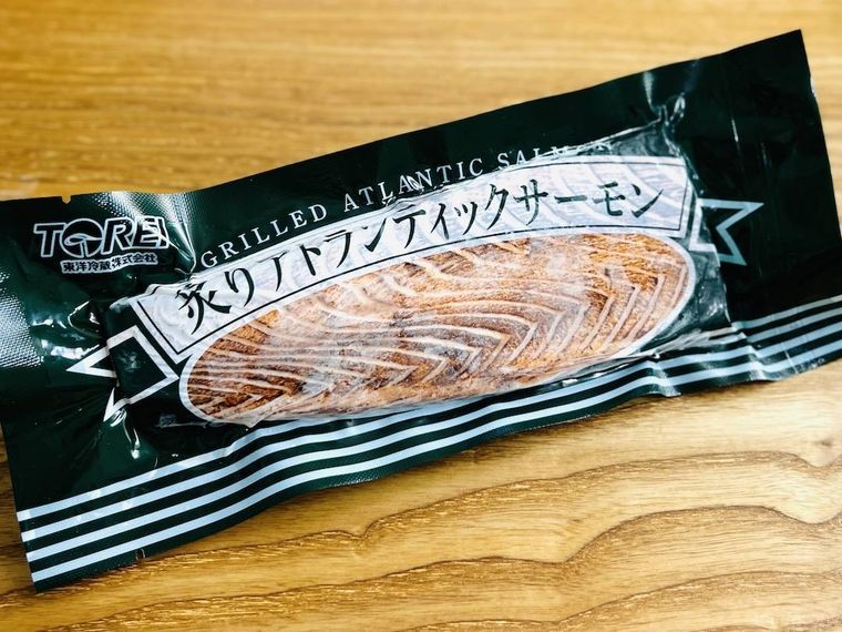 業務スーパーの炙りアトランティックサーモン