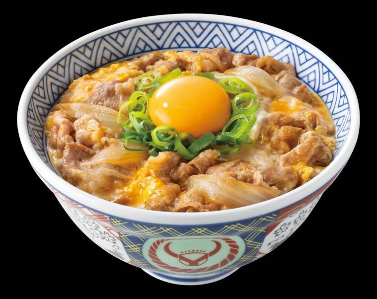 月見牛とじ丼