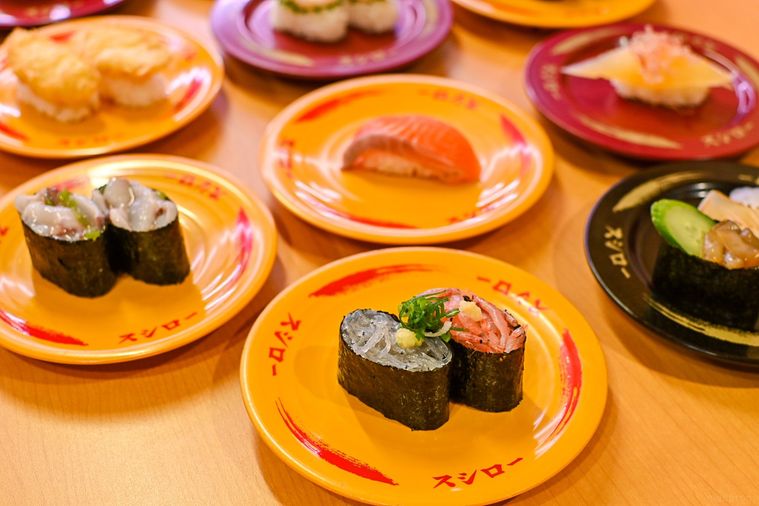 スシローのにっぽんの海からうまいもん祭の商品集合