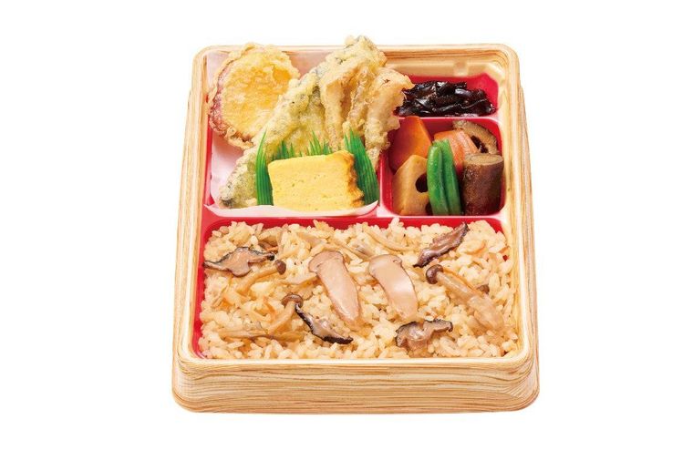 松茸シリーズの弁当