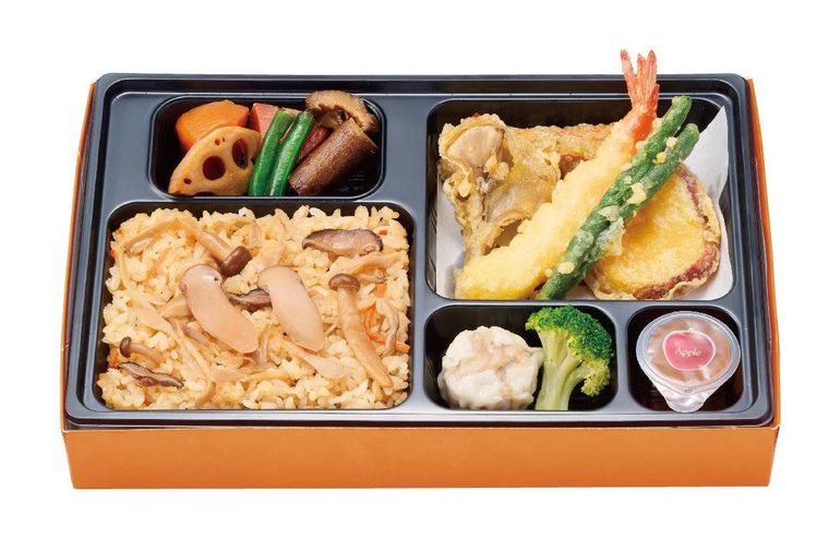 松茸シリーズの弁当