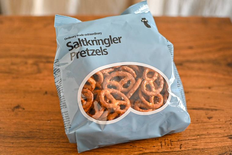 お菓子のパッケージのアップ