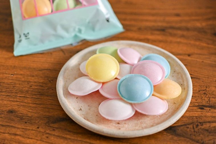 お皿にのったお菓子のアップ