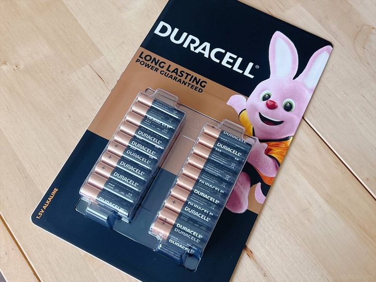 コストコで買ったDURACELL 単4アルカリ乾電池 40本パック