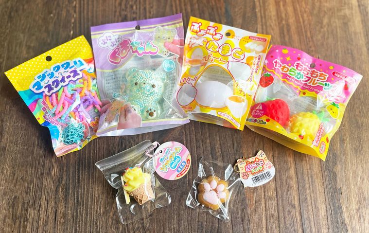 キャンドゥで購入したスクイーズいろいろ