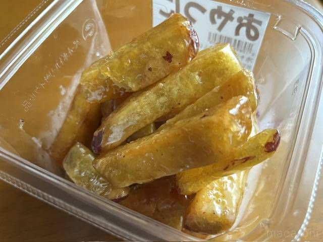 ロピアのおさつスティックを上から見たところ