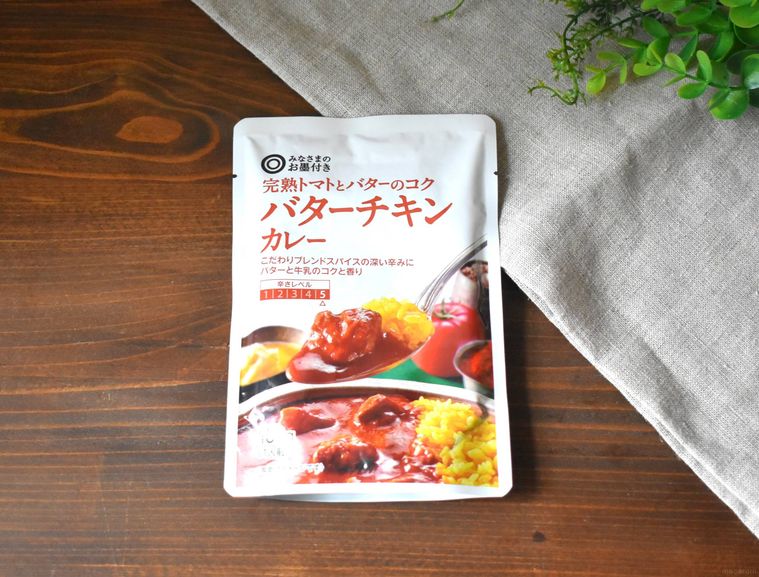 西友のみなさまのお墨付き 完熟トマトとバターのコク バターチキンカレーのパッケージ