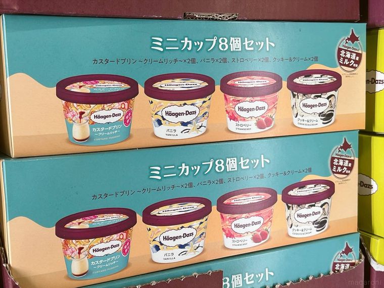 ハーゲンダッツ ミニカップ8個セットカスタードプリン入り
