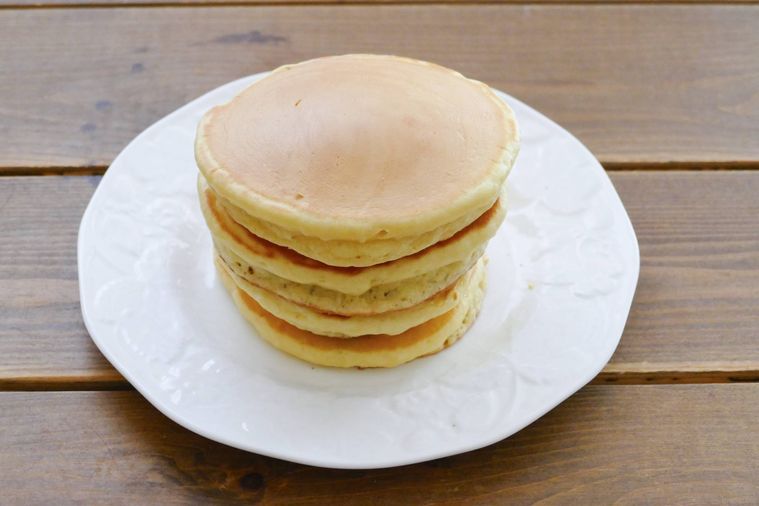 ホットケーキを重ねた様子