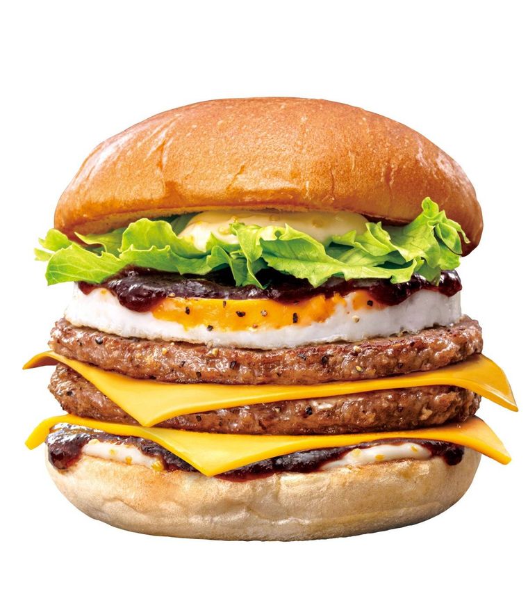 2. ダブル月見チーズバーガー