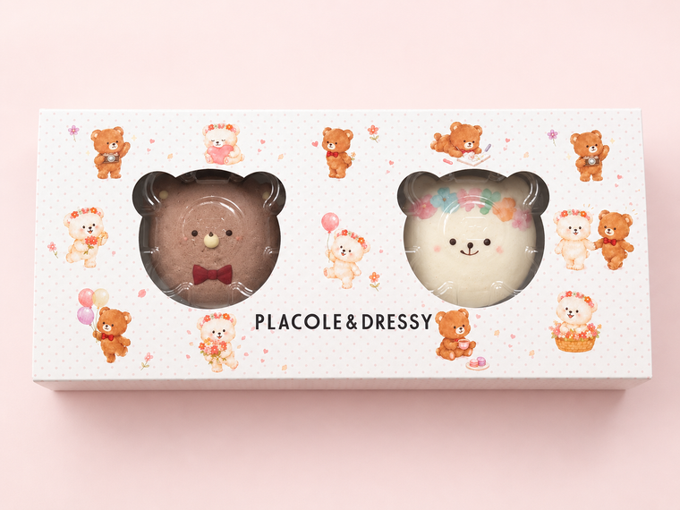 DRESSY CAFEにお花のクマカロンが新登場
