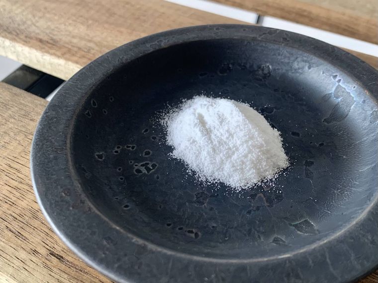 お皿に出した米粉