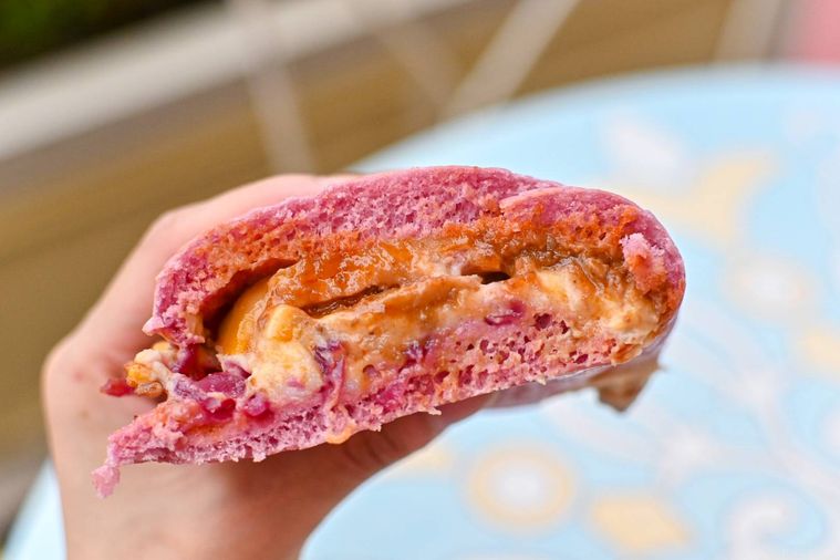 サンドイッチの断面