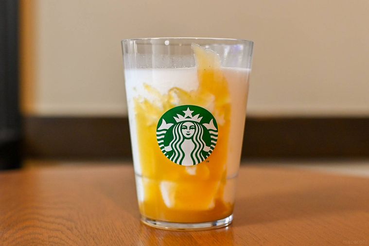 ドリンクを正面から