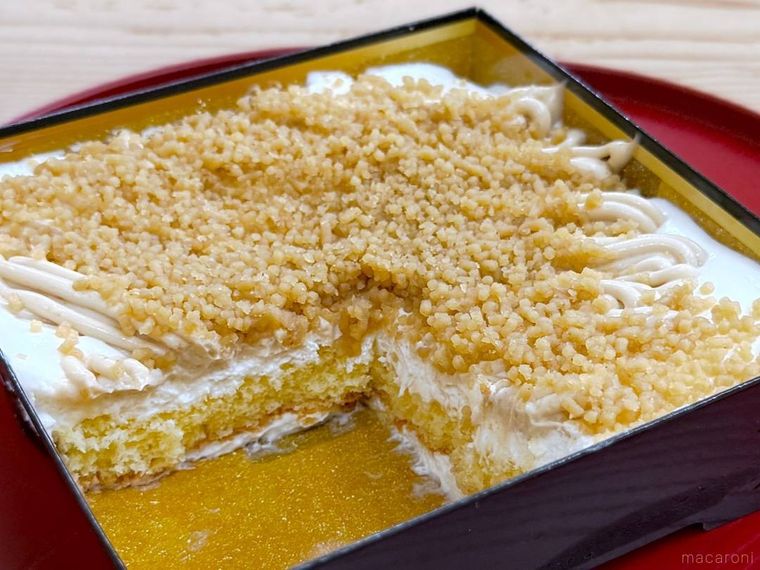 贅沢すぎお重モンブラン和栗の断面