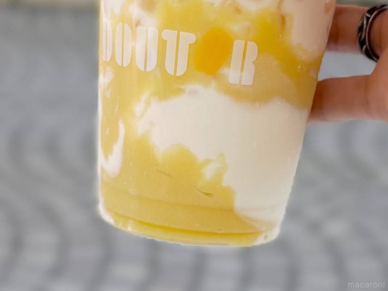 ドトールコーヒーショップの蜜芋オレ 種子島産安納芋使用