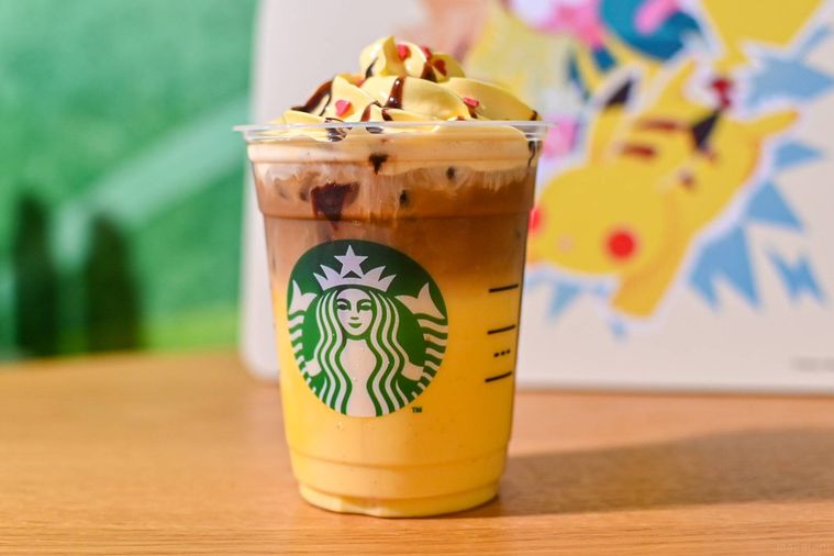 ドリンクの中身を横から