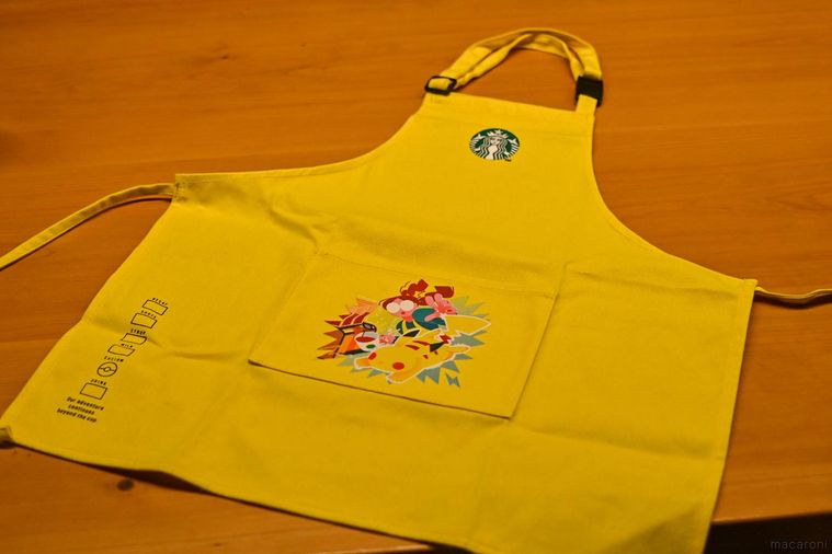 キッズエプロンのアップ