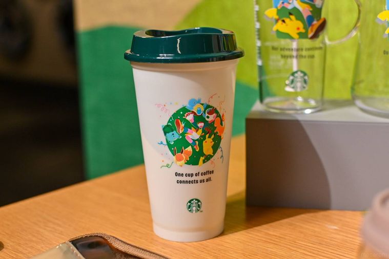 リユーザブルカップのアップ