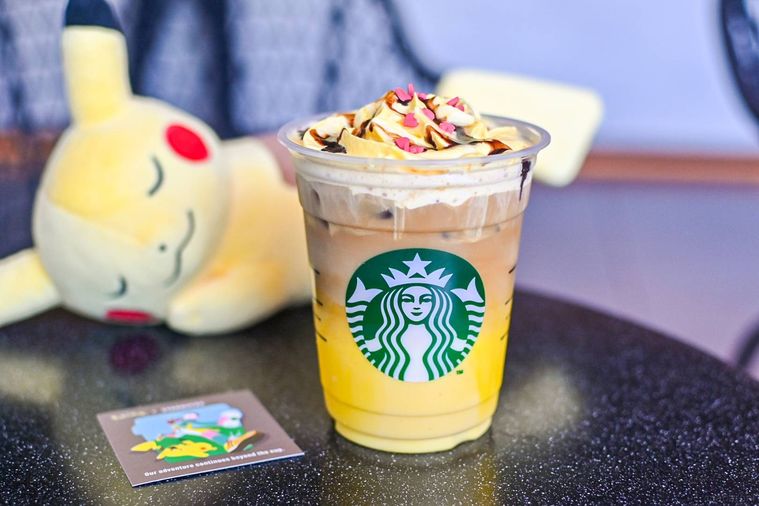 ラテのアップ
