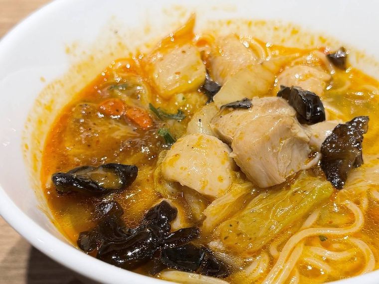 ミスタードーナツの四川風 辛辛やみつき麻辣麺