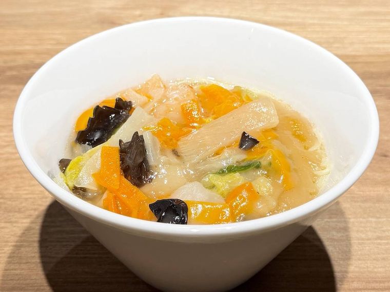 ミスタードーナツの広東風 とろとろ五目あんかけ麺