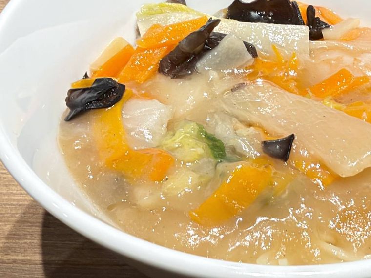 ミスタードーナツの広東風 とろとろ五目あんかけ麺