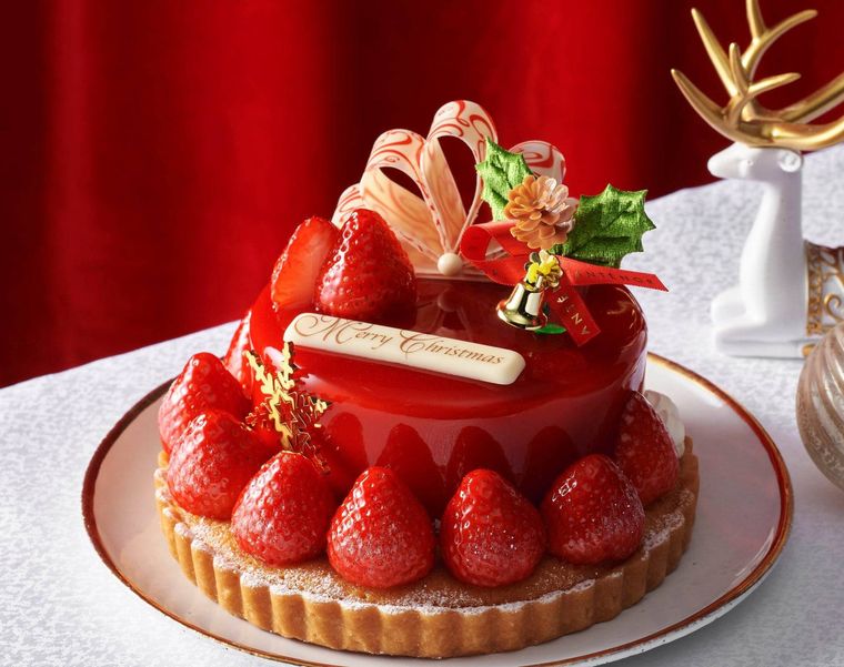 2. 苺のクリスマスタルト