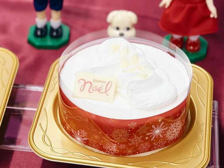 不二家のクリスマスダブルチーズケーキ