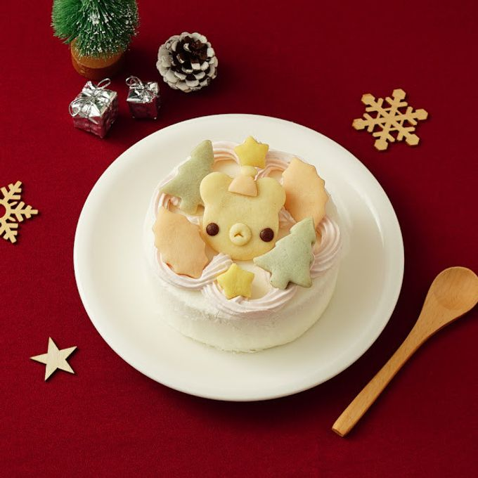 クマさんサンタのケーキ
