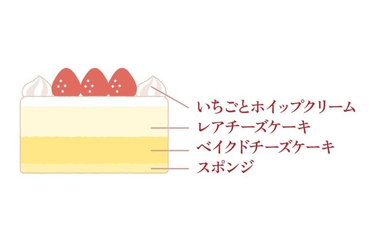 4. クリスマス ねこねこWチーズケーキの内容