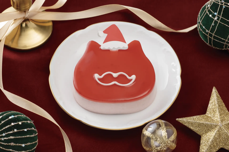 3. こねこサンタケーキ