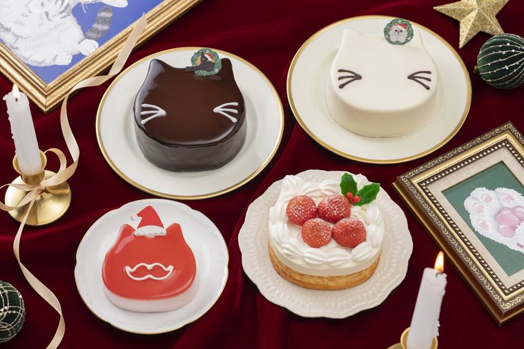 ねこねこのクリスマスケーキ4種類