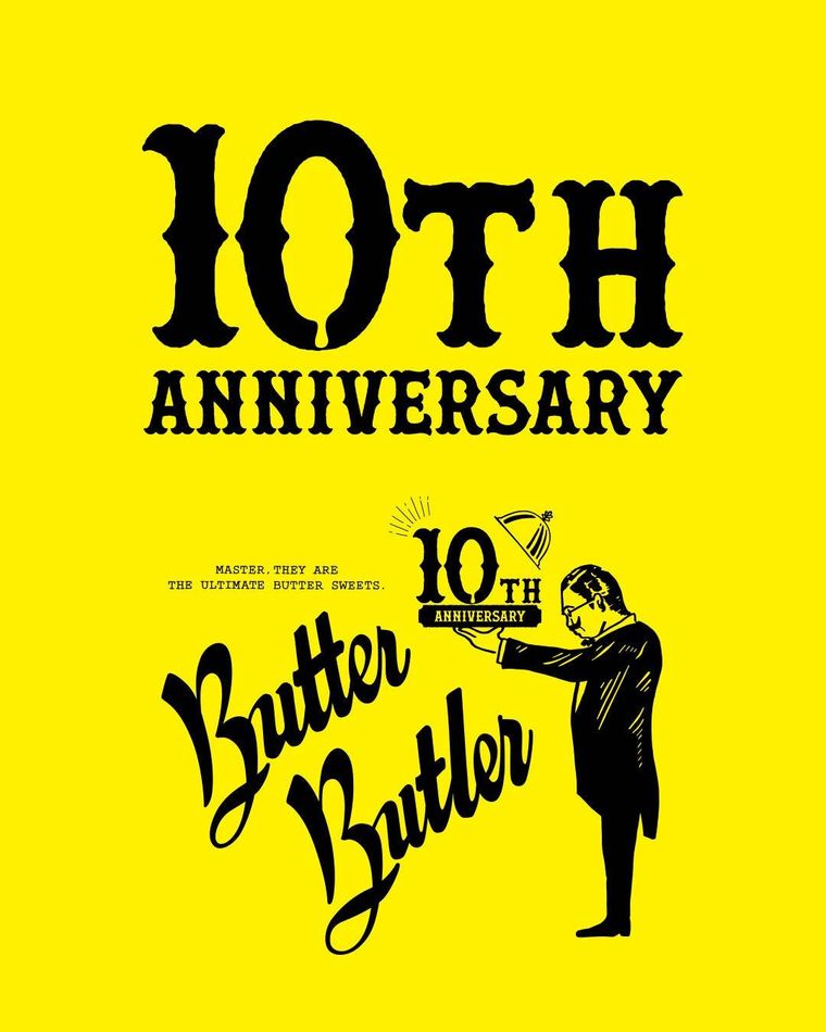 バターバトラーの10周年記念