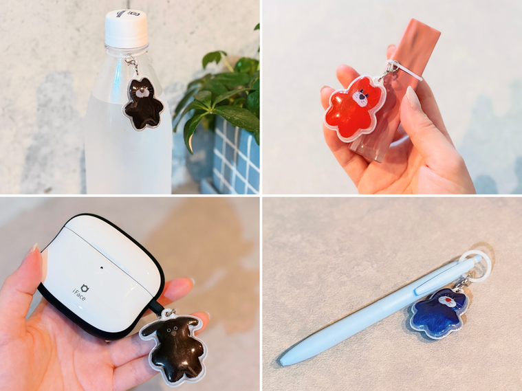 めじるしチャームを使用した画像4枚