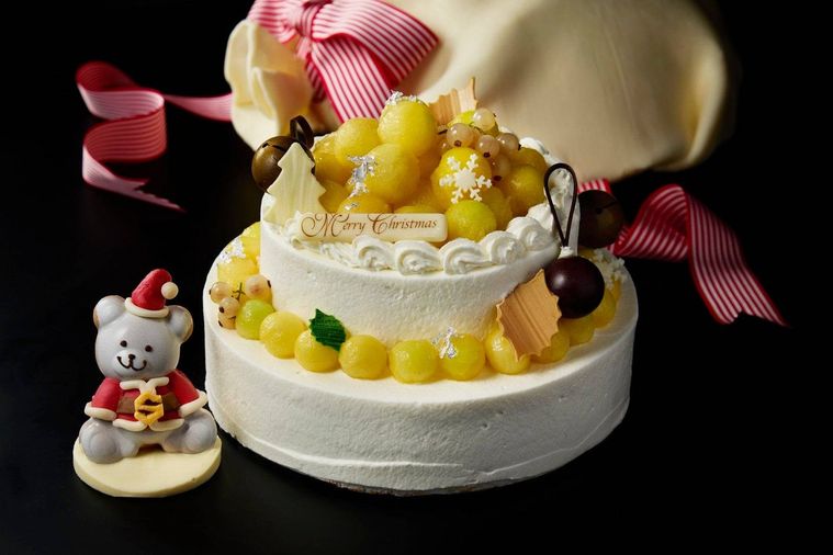 1. シャングリ・ラ ベア サンタクロース メロンショートケーキ