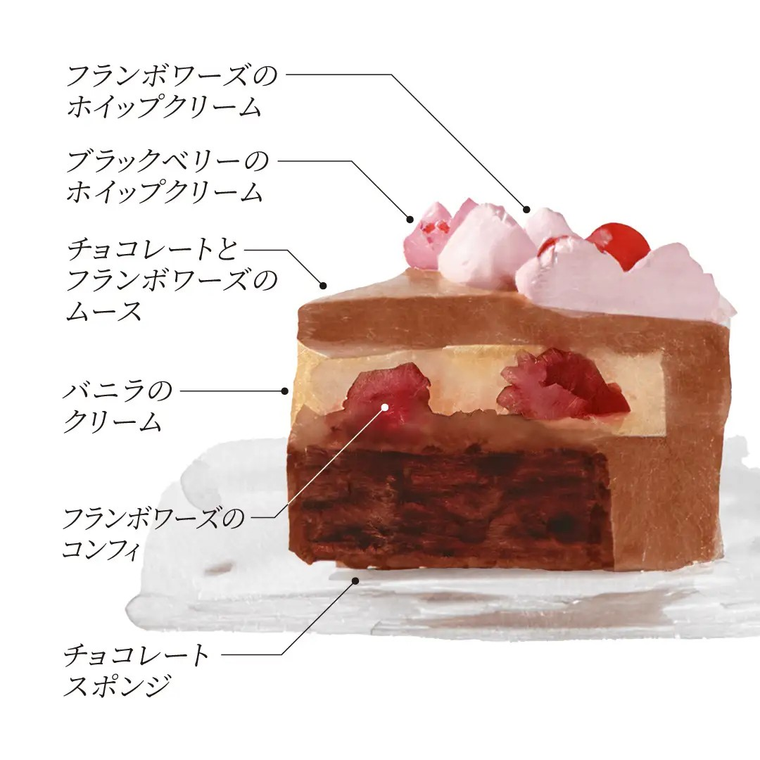 ショコラ・フランボワーズ・ノエル
