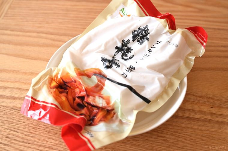冷凍ブンモジャのパッケージ